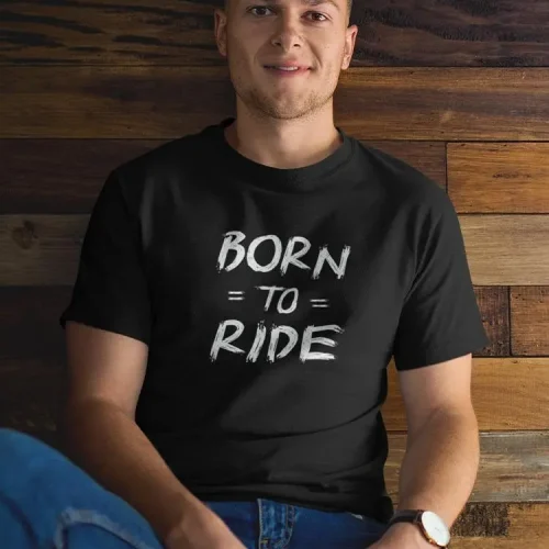 I Was Born To Ride Tee Men's -GoatDeals Designs