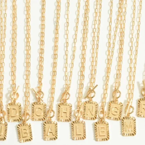 Initial Toggle Necklace